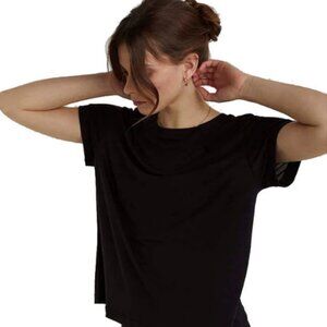 NEW Varley Madison Womens T-Shirt Medium Black 37893